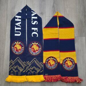 Share Lot of 2 BNWT Ruffneck Scarves NWSL Utah Royals FC Acrylic Scarf